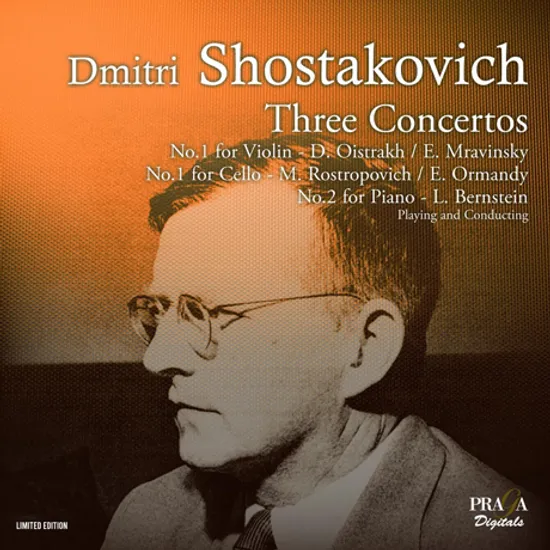 THREE CONCERTOS/ DAVID OISTRAKH, LEONARD BERNSTEIN, MSTISLAV ROSTROPOVICH [SACD HYBRID]