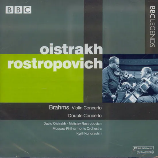VIOLIN CONCERTO/ DOUBLE CONCERTO/ OISTRAKH/ ROSTROPOVICH