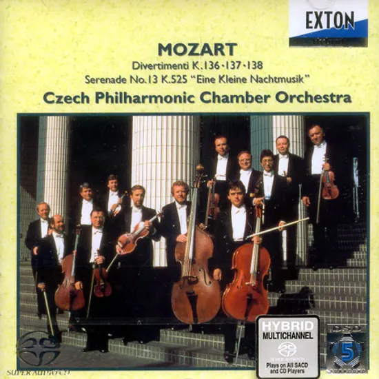 DIVERTIMENTI K.136-138 & SERENADE NO.13 K.525/ CZECH PHILHARMONIC CHAMBER ORCHESTRA [SACD HYBRID]