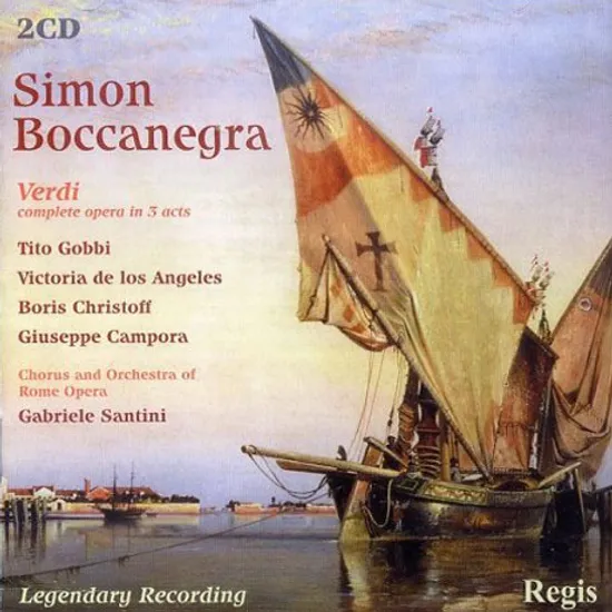 SIMON BOCCANEGRA/ TITO GOBBI, GABRIELE SANTINI