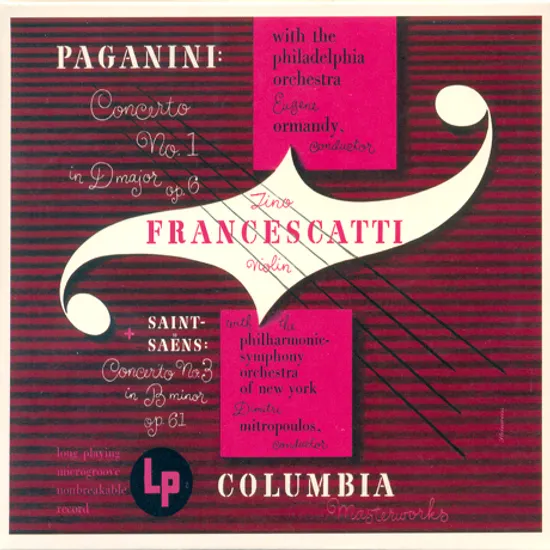 PAGANINI & SAINT-SAENS: VIOLIN CONCERTOS [지노 프란체스카티: 파가니니, 생상 바이올린 협주곡]