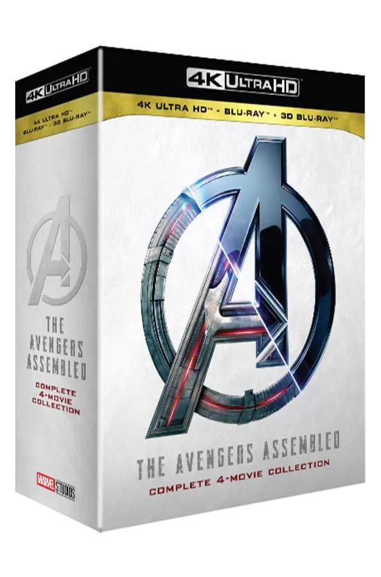 어벤져스 4 무비 컬렉션 4K UHD+3D+2D [THE AVENGERS ASSEMBLED: COMPLETE 4 MOVIE COLLECTION]
