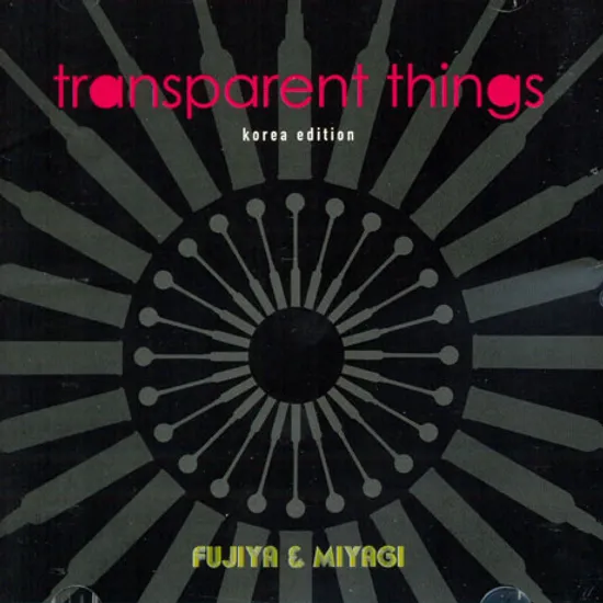 TRANSPARENT THINGS [KOREA EDITION]