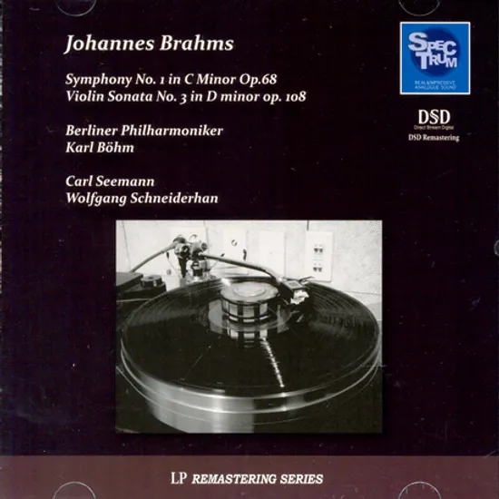 SYMPHONY NO.1 & VIOLIN SONATA NO.3/ KARL BOHM, WOLFGANG SCHNEIDERHAN