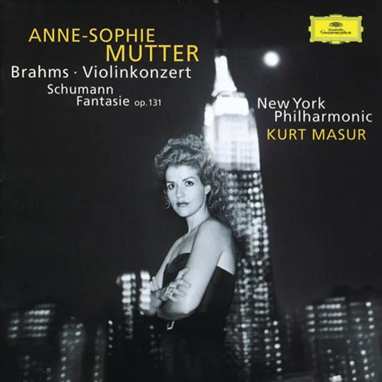 VIOLIN CONCERTO, FANTASY OP.131/ ANNE-SOPHIE MUTTER, KURT MSUR [브람스: 바이올린 협주곡 & 슈만: 판타지 - 무터 & 마주어]