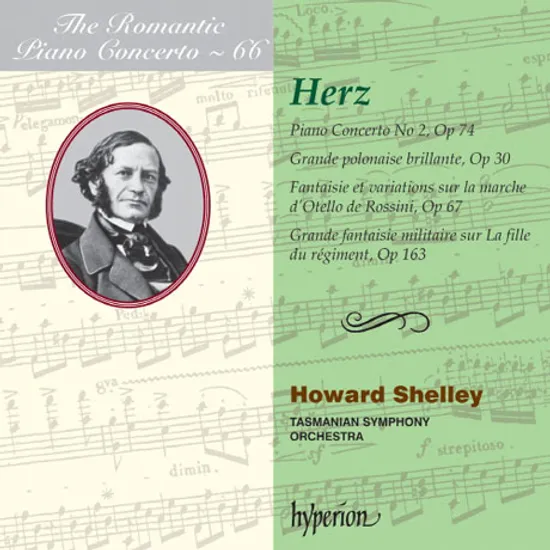 PIANO CONCERTO NO.2/ HOWARD SHELLEY [THE ROMANTIC PIANO CONCERTO 66] [헤르츠: 피아노 협주곡 2번]