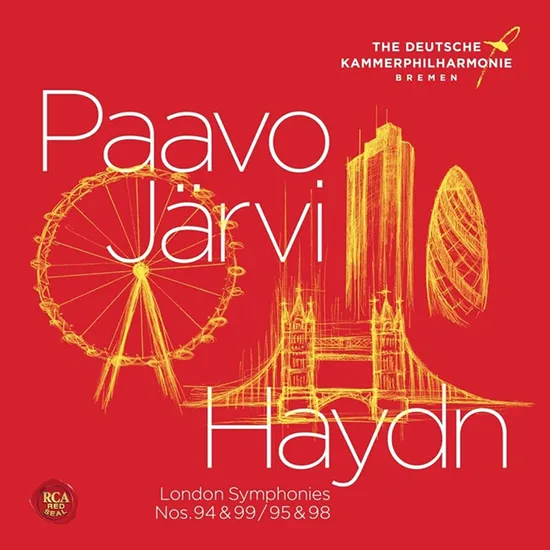LONDON SYMPHONIES VOL. 2/ PAAVO JARVI [하이든: 교향곡 제94번 `놀람` 외 4개의 교향곡 - 파보 예르비 & 도이치 캄머필하모닉]