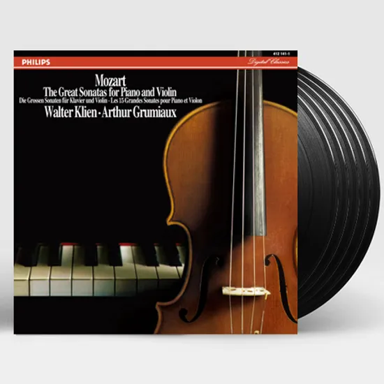 THE GREAT SONATAS FOR PIANO AND VIOLIN/ WALTER KLIEN, ARTHUR GRUMIAUX [모차르트: 바이올린 소나타 전집 박스세트] [ANALOGPHONIC 180G LP]