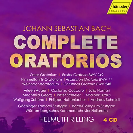 COMPLETE ORATORIOS/ HELMUTH RILLING [바흐: 오라토리오 전곡 - 헬무트 릴링]