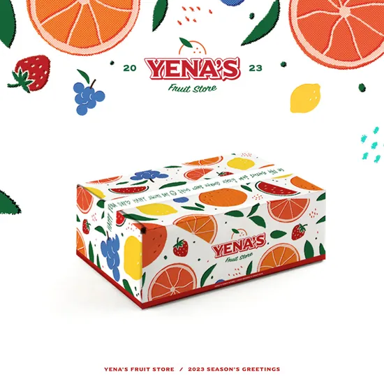 2023 SEASONS GREETINGS [YENA`S FRUIT STORE]