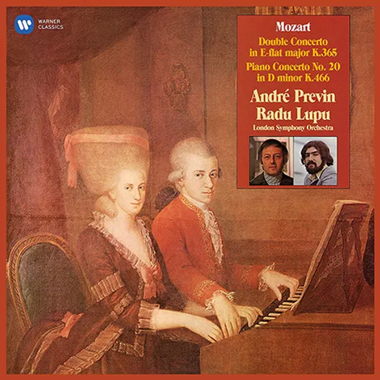 DOUBLE CONCERTO, PIANO CONCERTO NO.20/ RADU LUPU, ANDRE PREVIN [모차르트: 피아노 협주곡 20번 & 2대의 피아노를 위한 협주곡 - 라두 루푸, 프레빈]