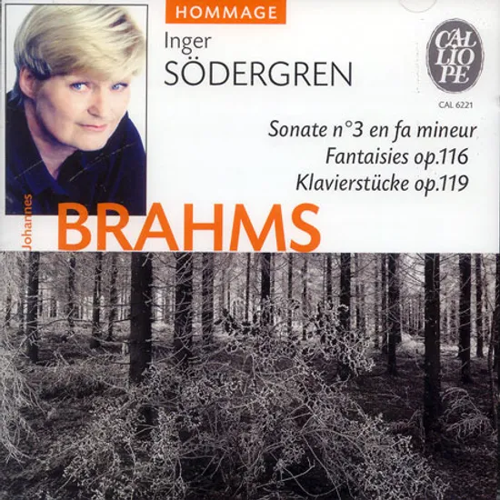 SONATA NO.3 FANTASIAS OP.116/ INGER SODERGREN