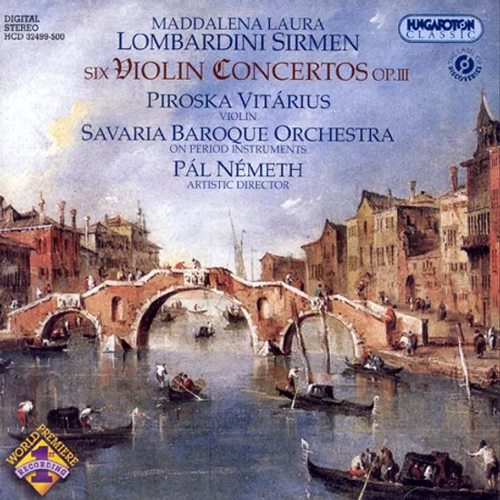 6 VIOLIN CONCERTOS OP.3/ PIROSKA VITARIUS/ PAL NEMETH
