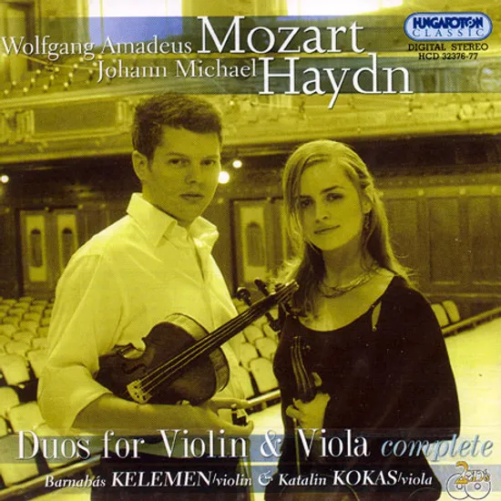 DUOS FOR VIOLIN & VIOLA COMPLETE/ BARNABAS KELEMEN/ KATALIN KOKAS