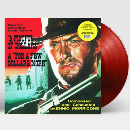 A FISTFUL OF DOLLARS & FOR A FEW DOLLARS MORE [황야의 무법자 & 석양의 무법자] [OXBLOOD LP]