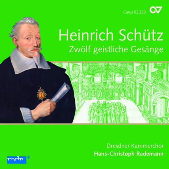ZWOLF GEISTLICHE GESANGE/ HANS-CHRISTOPH RADEMANN [COMPLETE RECORDINGS 4] [쉬츠: 12개의 종교적 노래]