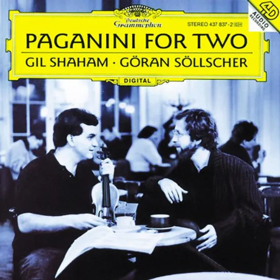 PAGANINI FOR TWO/ GIL SHAHAM, GORAN SOLLSCHER [파가니니: 바이올린과 기타를 위한 작품집 - 길 샤함 & 외란 쇨셔]