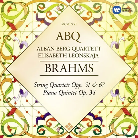 STRING QUARTETS OP.51, 67 & PIANO QUINTET OP.34/ ALBAN BERG QUARTETT [ORIGINAL JACKET] [브람스: 현악사중주 & 피아노 오중주]