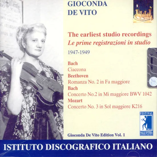 GIOCONDA DE VITO EDITION VOL.1