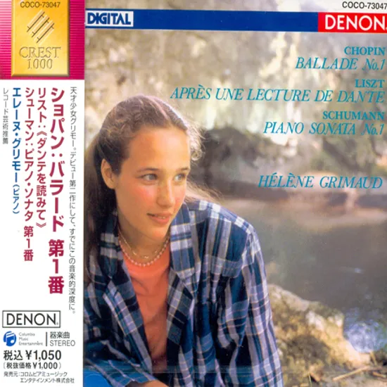 CHOPIN, LISZT, SCHUMANN [엘렌 그리모: 쇼팽, 리스트, 슈만]
