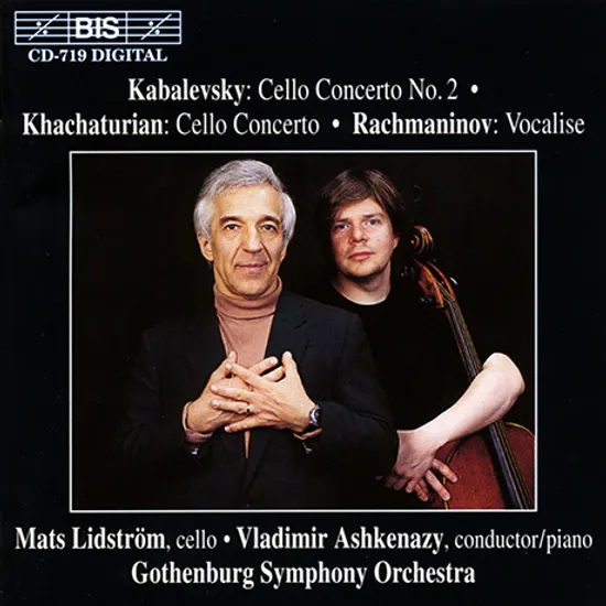 CELLO CONCERTO, VOCALISE/ ASHKENAZY