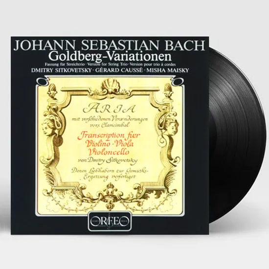 GOLDBERG-VARIATIONEN/ GERARD CAUSSE, DMITRY SITKOVETSKY, MISHA MAISKY [바흐: 골드베르크 변주곡(현악 삼중주 편곡) - 코세, 시트코베츠키, 마이스키] [120G LP]