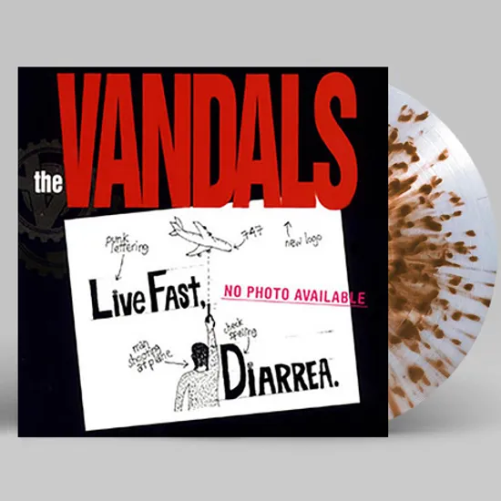 LIVE FAST DIARRHEA [25TH ANNIVERSARY] [BROWN SPLATTER LP]