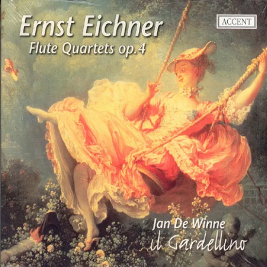FLUTE QUARTETS OP.4/ JAN DE WINNE/ IL GARDELLINO [아이흐너: 플루트사중주]