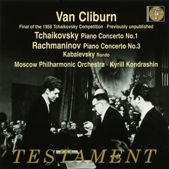 PIANO CONCERTO NO.1, NO.3, RONDO/ VAN CLIBURN, KYRILL KONDRASHIN [차이코프스키, 라흐마니노프, 카발레프스키: 피아노 협주곡, 론도 - 클라이번, 콘드라신]