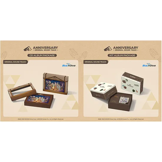 블루 아카이브 4주년 기념 [BLUE ARCHIVE] [CD+KIT SET]