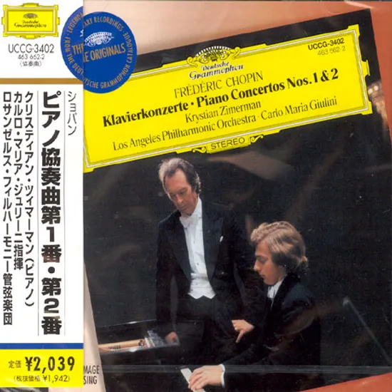 PIANO CONCERTOS NOS.1 & 2/ KRYSTIAN ZIMERMAN, CARLO MARIA GIULINI [쇼팽: 피아노 협주곡 1, 2번 - 지메르만 & 줄리니]
