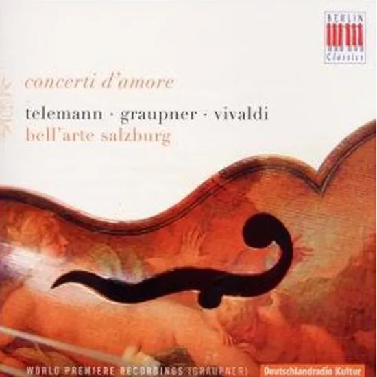 CONCERTI D`AMORE/ BELL`ARTE SALZBURG, ANNEGRET SIEDEL [다모레 협주곡]