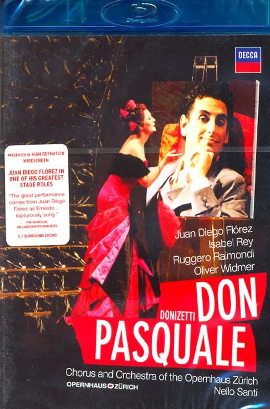 DON PASQUALE/ JUAN DIEGO FLOREZ, NELLO SANTI [도니제티: 돈 파스콸레] [블루레이 전용 플레이어 사용]