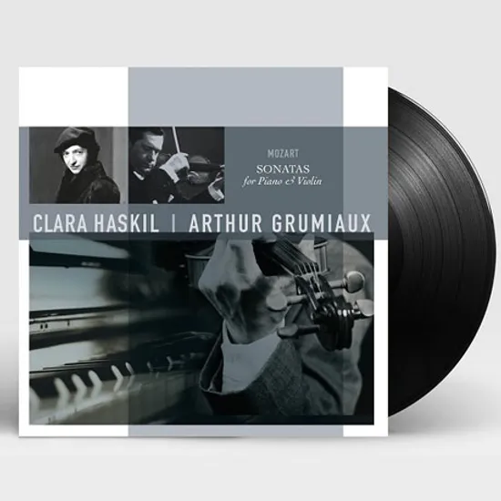 SONATAS FOR PIANO & VIOLIN/ ARTHUR GRUMIAUX, CLARA HASKIL [180G LP] [모차르트: 바이올린 소나타 18, 26, 21, 24번 - 그뤼미오 & 하스킬]
