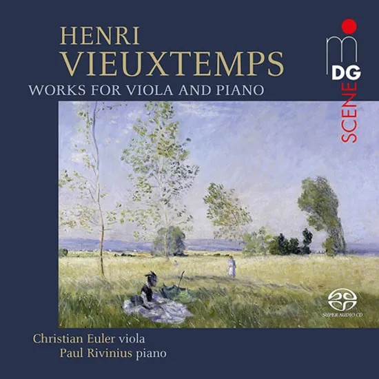 WORKS FOR VIOLA AND PIANO/ CHRISTIAN EULER, PAUL RIVINIUS [SACD HYBRID] [비외탕: 비올라 작품집(독주, 소나타) - 크리스티안 오일러]