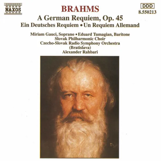 A GERMAN REQUIEM OP.45/ ALEXANDER RAHBARI [브람스: 독일 레퀴엠 - 라바리]