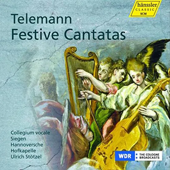 FESTIVE CANTATAS/ COLLEGIUM VOCALE SIEGEN, ULRICH STOTZEL [텔레만: 축전 칸타타 작품집]