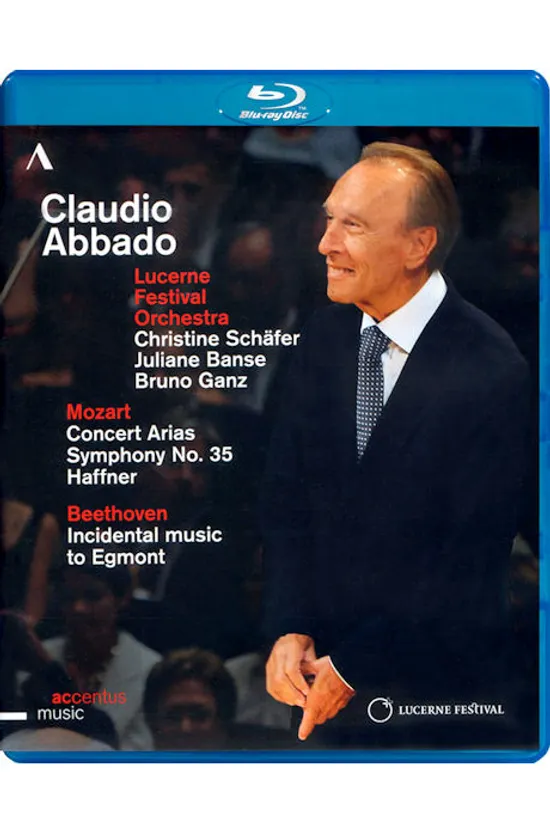 CONCERT ARIAS, SYMPHONY NO.35 HAFFNER & INCIDENTAL MUSIC TO EGMONT/ CLAUDIO ABBADO [모차르트: 콘서트아리아, 교향곡 35번 <하프너> &  베토벤: 극부수음악 <에그몬트>| 아바도]