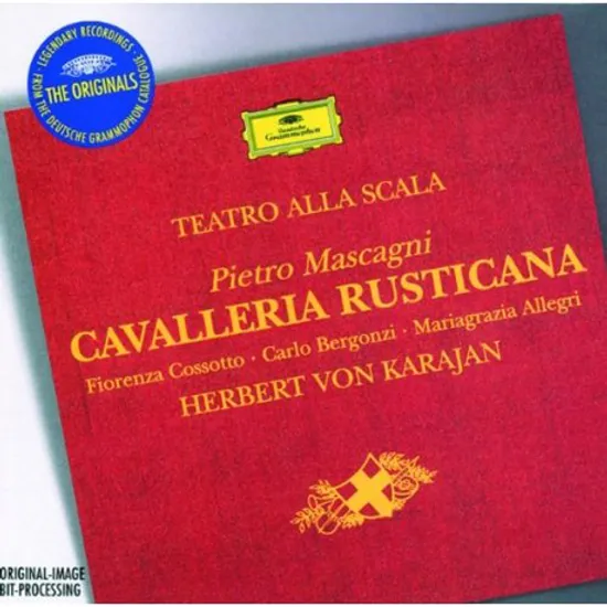 CAVALLERIA RUSTICANA/ HERBERT VON KARAJAN [THE ORIGINALS]