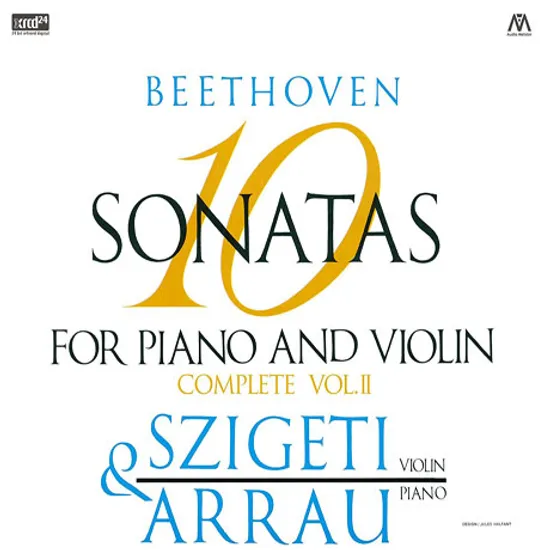 SONATAS FOR PIANO AND VIOLIN COMPLETE VOL.2/ JOSEPH SZIGETI, CLAUDIO ARRAU [XRCD] [베토벤: 바이올린 소나타 전곡 2집 - 시게티 & 아라우]