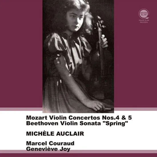 MOZART: VIOLIN CONCERTO NO.4, 5 & BEETHOVEN: VIOLIN SONATA [모차르트: 바이올린 협주곡 4, 5번 & 베토벤: 바이올린 소나타(봄) - 미셸 오클레르]