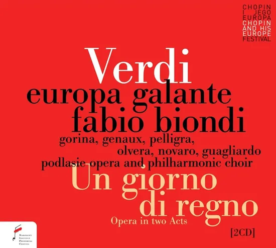 UN GIORNO DI REGNO/ FABIO BIONDI, EUROPA GALANTE [베르디: 오페라 "하루만의 임금님" - 파비오 비온디, 에우로파 갈란테]