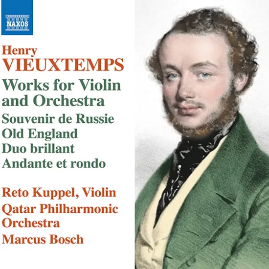 WORKS FOR VIOLIN AND ORCHESTRA/ RETO KUPPEL, MARCUS BOSCH [비외탕: 바이올린과 오케스트라를 위한 작품집 - 레토 쿠펠, 마르쿠스 보슈]