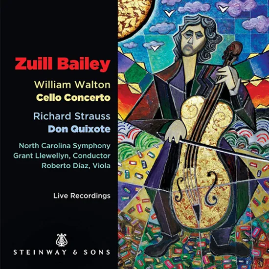 CELLO CONCERTO & DON QUIXOTE/ ZUILL BAILEY, ROBERTO DIAZ, GRANT LLEWELLYN [월튼: 첼로 협주곡 & R. 슈트라우스: 돈 키호테 - 쥘 베일리]