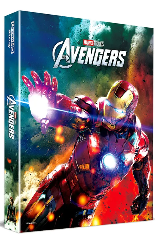 어벤져스 4K UHD+3D+BD [B1 렌티큘러 풀슬립 스틸북 한정판] [THE AVENGERS]