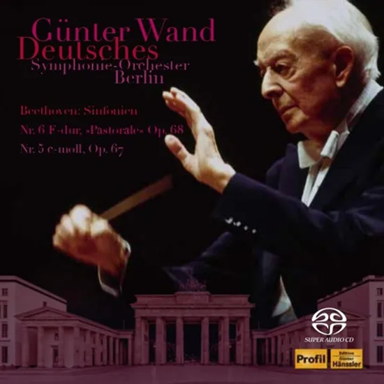 SYMPHONIES NOS.6 & 5/ GUNTER WAND [SACD HYBRID] [귄터 반트 불멸의 명연 4집 - 베토벤: 교향곡 6번 ”전원” & 5번 ”운명”]