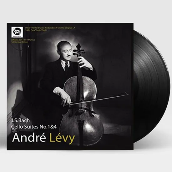 CELLO SUITES NO.1 & 4/ ANDRE LEVY [180G LP] [앙드레 레비: 바흐 무반주 첼로 모음곡 1집] [한정반]