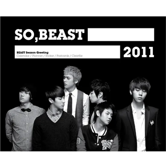 SO, BEAST 2011: BEAST SEASON GREETING [캘린더+플래너+엽서+클리어파일+스티커]