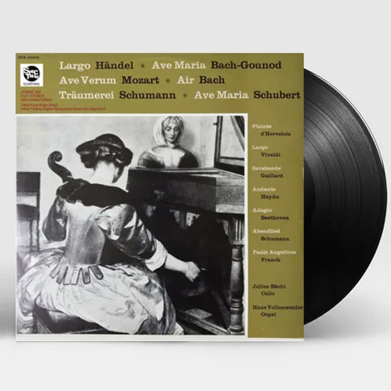 MUSIC FOR CELLO AND ORGAN/ HANS VOLLENWEIDER [180G LP] [율리우스 베히: 첼로와 오르간을 위한 음악] [한정반]