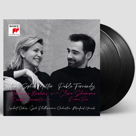 DOUBLE CONCERTO & PIANO TRIO/ ANNE SOPHIE MUTTER, PABLO FERRANDEZ [브람스: 이중 협주곡 & 클라라 슈만: 피아노 트리오 - 안네 소피 무터, 파블로 페란데스] [180G LP]
